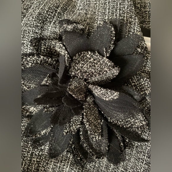 JESSICA Black/White Tweed Jacket - Picture 3 of 4